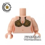 LEGO Mini Figure Torso Leia Gold Bikini