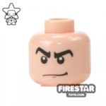 LEGO Mini Figure Heads Angry Eyebrows