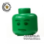 LEGO Mini Figure Heads Green Army Head