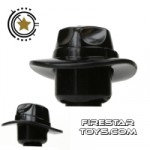 LEGO Cowboy Fedora Hat Black