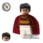 LEGO Harry Potter Mini Figure Harry Potter Dark Red Quidditch Uniform