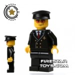 LEGO City Mini Figure Pilot With Red Glasses