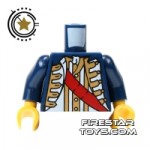 LEGO Mini Figure Torso Pirate Governor Jacket