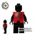 LEGO Red Armour With Silver Pattern