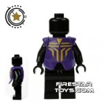 LEGO Purple Armour With Gold Pattern