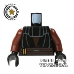 LEGO Mini Figure Torso Black Anakin Top