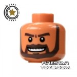 LEGO Mini Figure Heads Beard and Grin