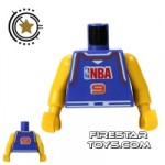 LEGO Mini Figure Torso NBA Player 9