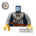 LEGO Mini Figure Torso Crown Knight