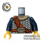 LEGO Mini Figure Torso Crown Knight Scale Mail