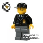 LEGO City Mini Figure Police Gray Legs