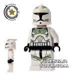 LEGO Star Wars Mini Figure Clone Commander Green Markings