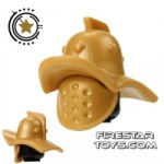 BrickForge Gladiator Helmet And Mask Gold