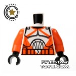 LEGO Mini Figure Torso Bomb Squad Trooper Torso