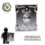 BrickTW Rectangle Shield Silver Plated