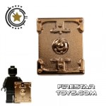 BrickTW Rectangle Shield Gold Plated