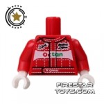 LEGO Mini Figure Torso Octan Racing Driver Jacket