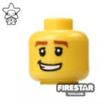 LEGO Mini Figure Heads Cheerful Grin