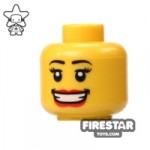 LEGO Mini Figure Heads Wide Smile