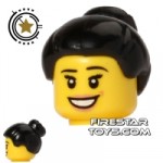 LEGO Hair Top Knot Black