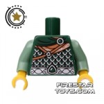 LEGO Mini Figure Torso Elf Torso With Scale Mail