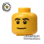 LEGO Mini Figure Heads Smiling Face