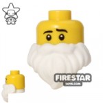 LEGO Hair Short Beard White