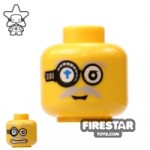LEGO Mini Figure Heads Power Miner Goggles