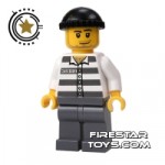 LEGO City Mini Figure Prisoner With Stubble