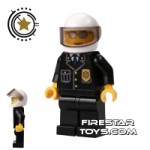 Lego City Mini Figure  Police Helmet