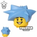 LEGO Hair Spiked Blue