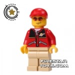 LEGO City Mini Figure Space Logo Top And Cap