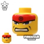 LEGO Mini Figure Heads Red Bandana