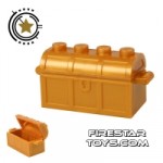 LEGO Treasure Chest Pearl Gold
