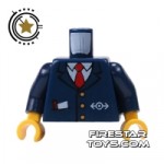 LEGO Mini Figure Torso Train Driver