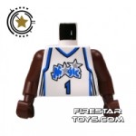 LEGO Mini Figure Torso NBA Orlando Magic Player 1