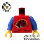 LEGO Mini Figure Torso Pizza Logo