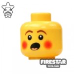 LEGO Mini Figure Heads Rosy Cheeks Singing