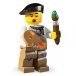 LEGO Minifigures Artist