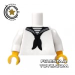 LEGO Mini Figure Torso Sailor Uniform