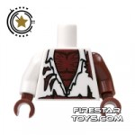 LEGO Mini Figure Torso Werewolf Ripped Shirt
