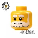 LEGO Mini Figure Heads White Beard