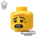 LEGO Mini Figure Heads Scared