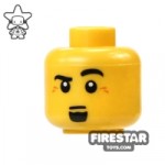 LEGO Mini Figure Heads Raised Eyebrow