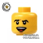 LEGO Mini Figure Heads Excited Smile