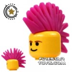 LEGO Hair Mohawk Pink