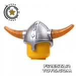 LEGO Viking Helmet Gold Horns