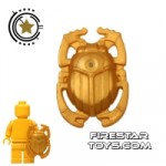 LEGO Scarab Shield Pearl Gold