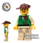 LEGO Adventurers Mini Figure Johnny Thunder Expedition