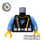 LEGO Mini Figure Torso Zipped Jacket Pattern